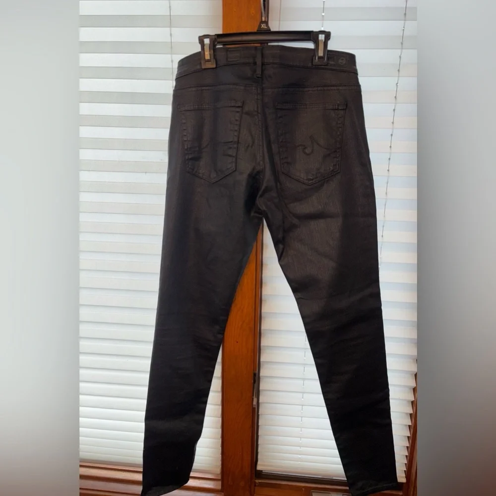 Adriano Goldsmied absolute leggings. Black coated skinny jeans. - Picture 3 of 10